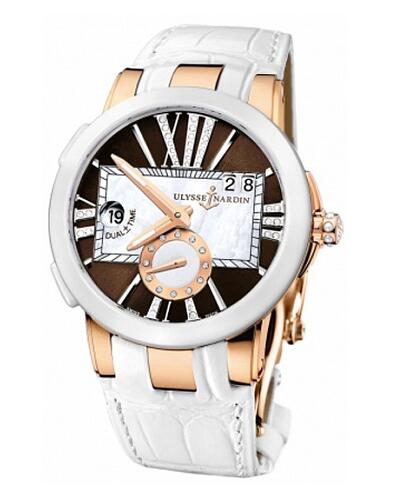 Review Fake Ulysse Nardin Dual Time 246-10 / 30-05 women's watches